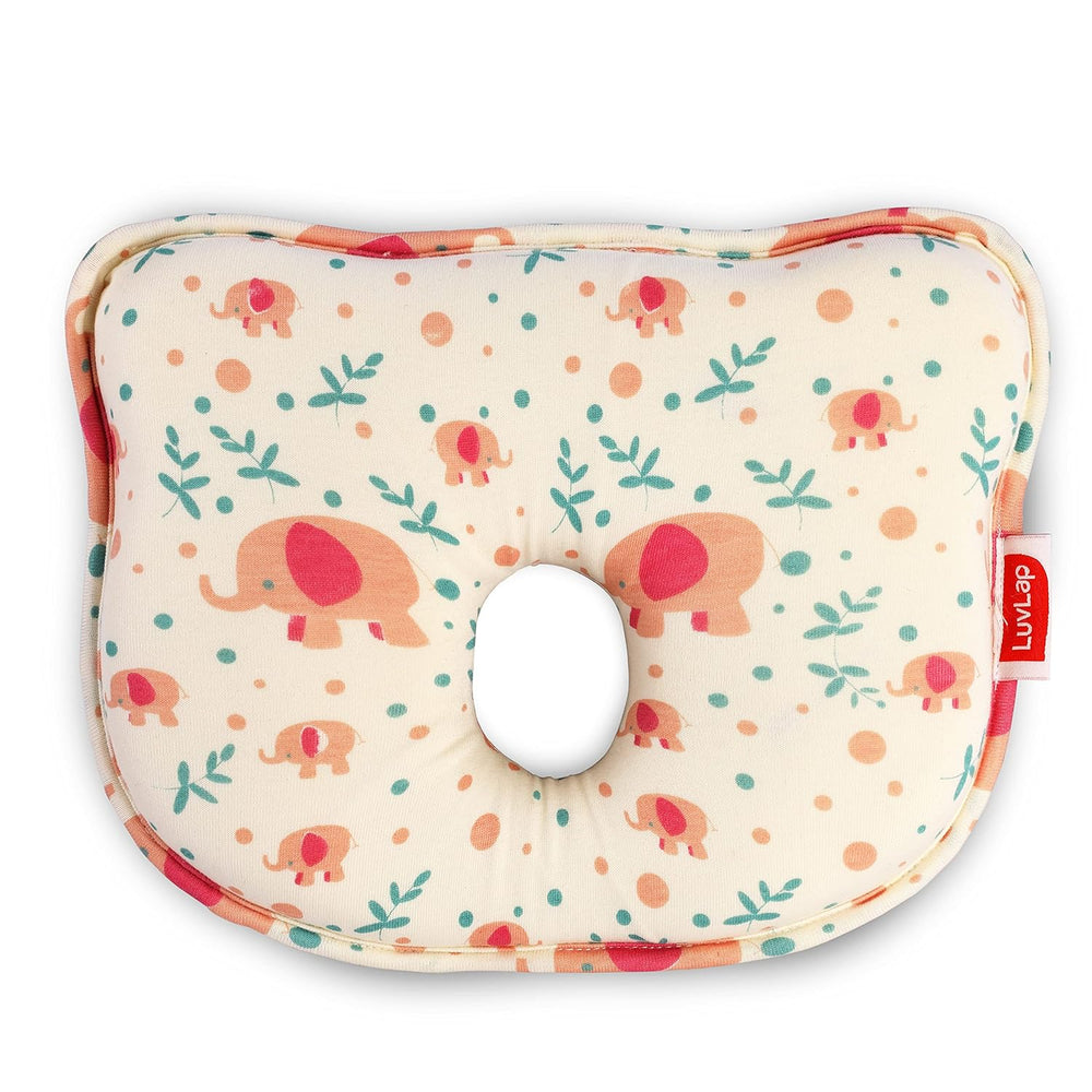 Luv Lap - Baby Memory Foam Head Pillows Teddy - Animal Yellow
