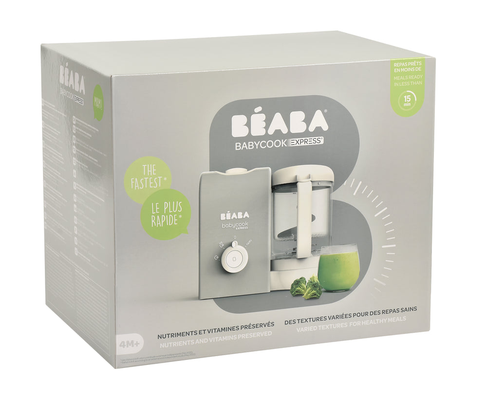 Beaba Babycook Express 4-in-1 Baby Food Maker - Velvet Grey