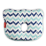 Luv Lap - Baby Memory Foam Head Pillows Teddy - Lines Blue