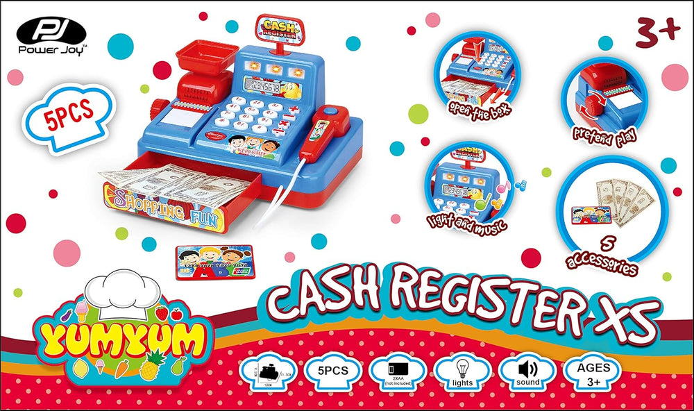 Power Joy YumYum Cash Register XS – Pretend Play Toy (Colour Random)