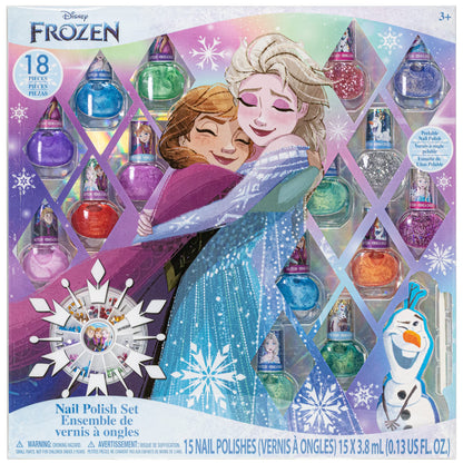 Townley - Disney Frozen Non Toxic Peel Off Nail Polish Set with Nail Accessories