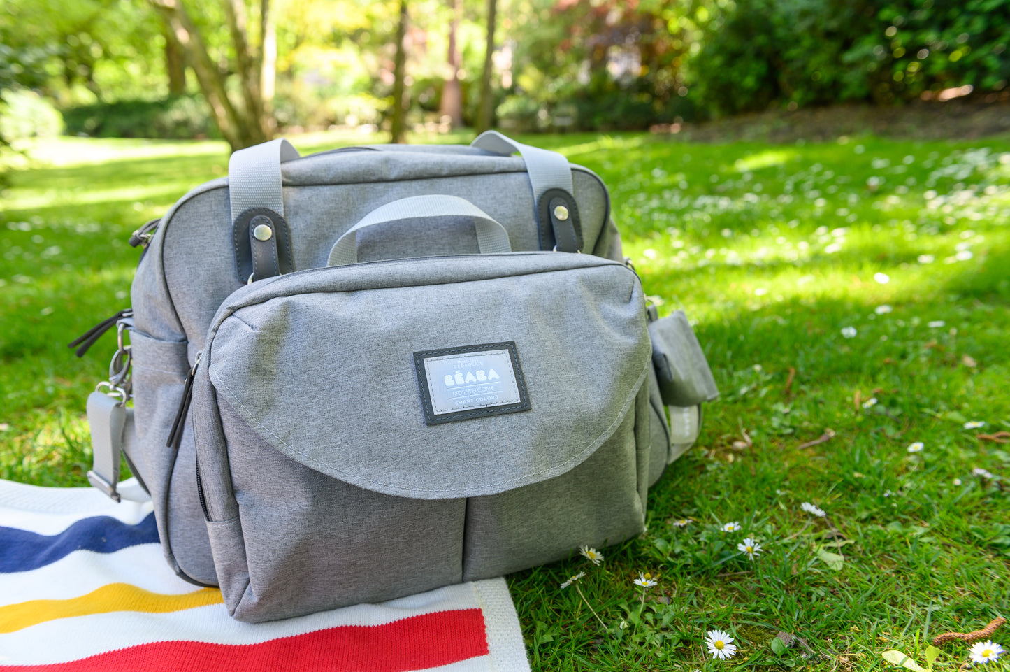 Beaba Geneva II Changing Bag Heather Grey