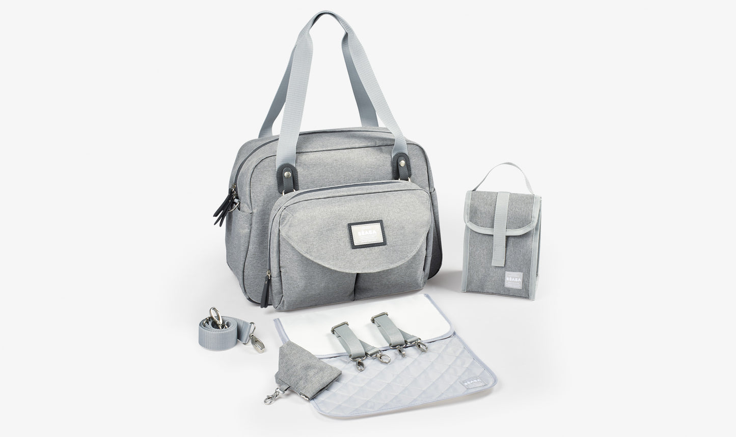 Beaba Geneva II Changing Bag Heather Grey