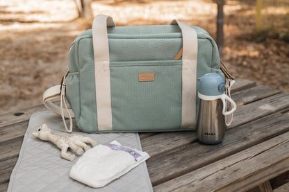 Beaba- Paris Changing Bag-Sage Green