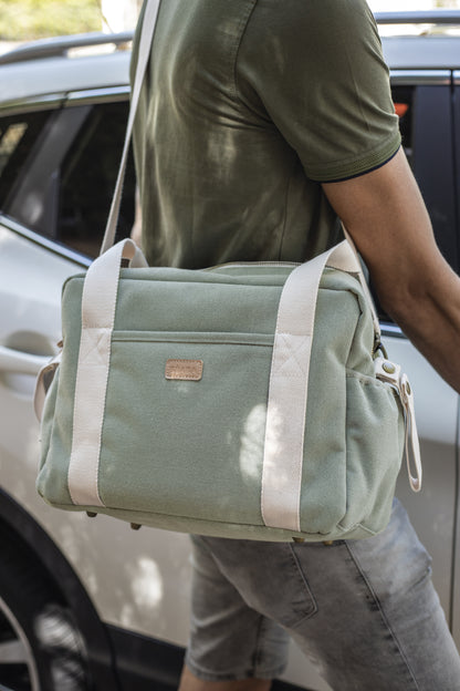 Beaba- Paris Changing Bag-Sage Green