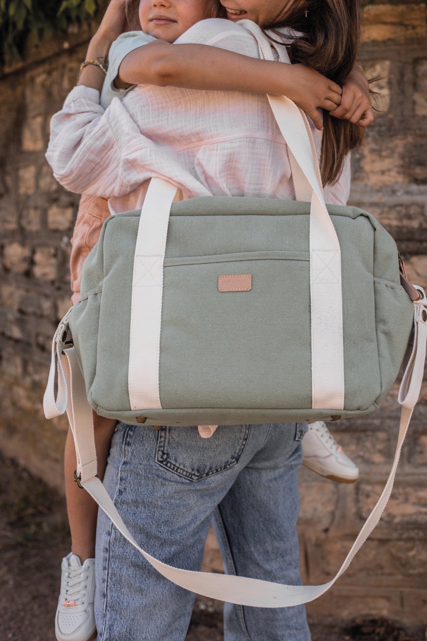 Beaba- Paris Changing Bag-Sage Green