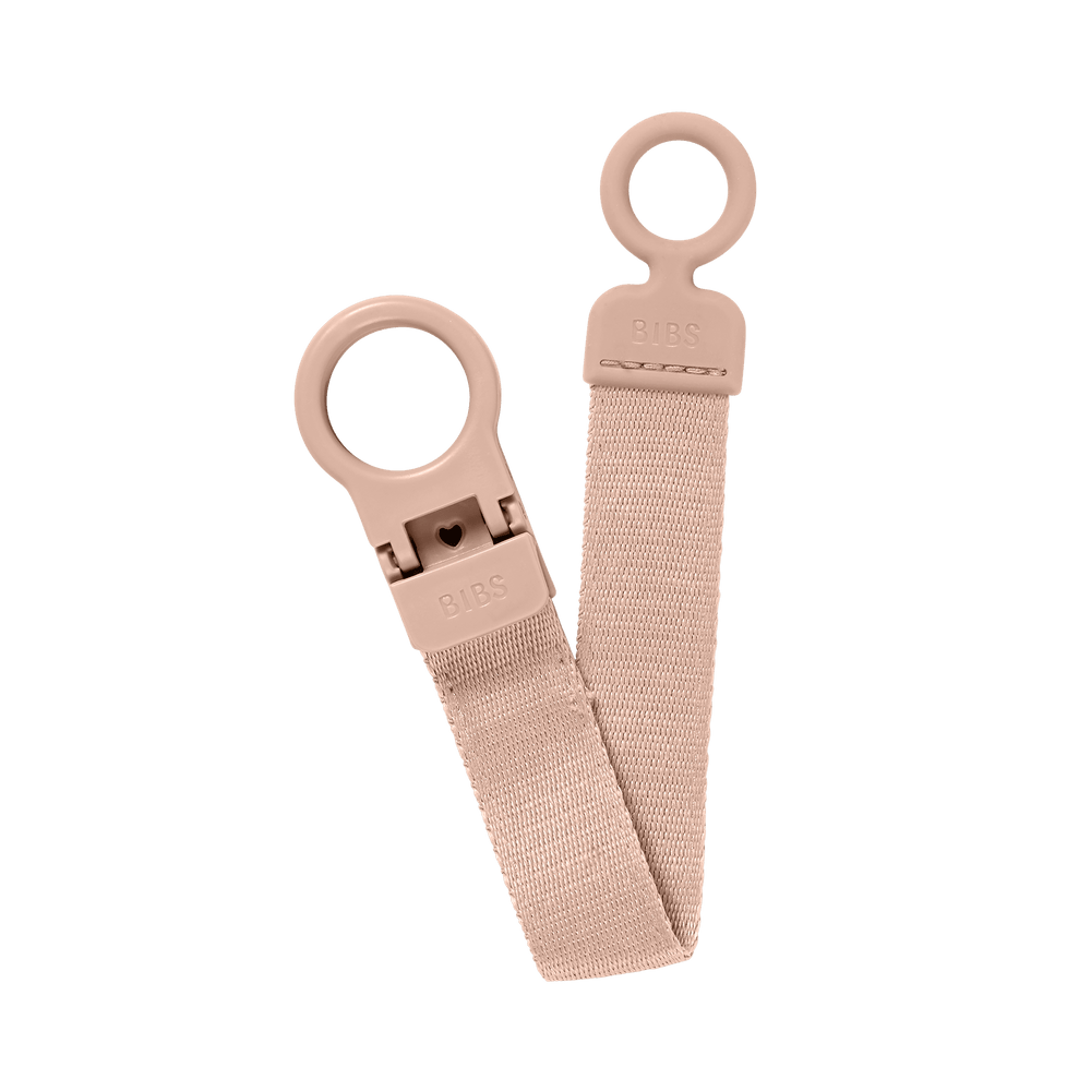 BIBS Pacifier Clip Loop- Blush