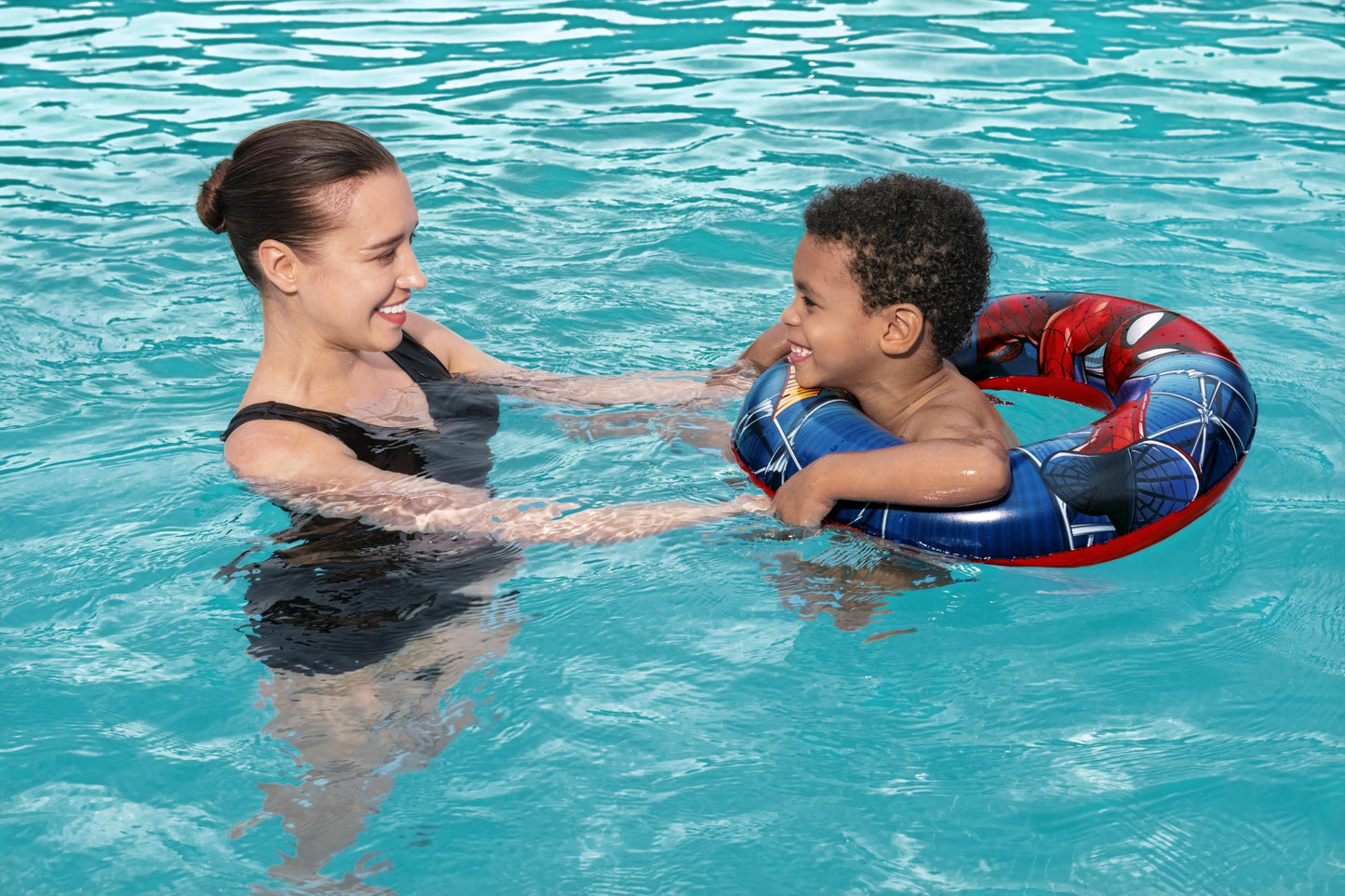 Bestway-Swim Ring Spiderman 56Cm