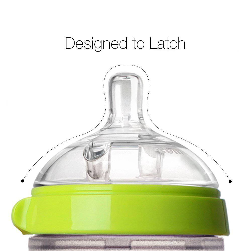 Comotomo - Natural Feel Baby Bottle 150ml - Green