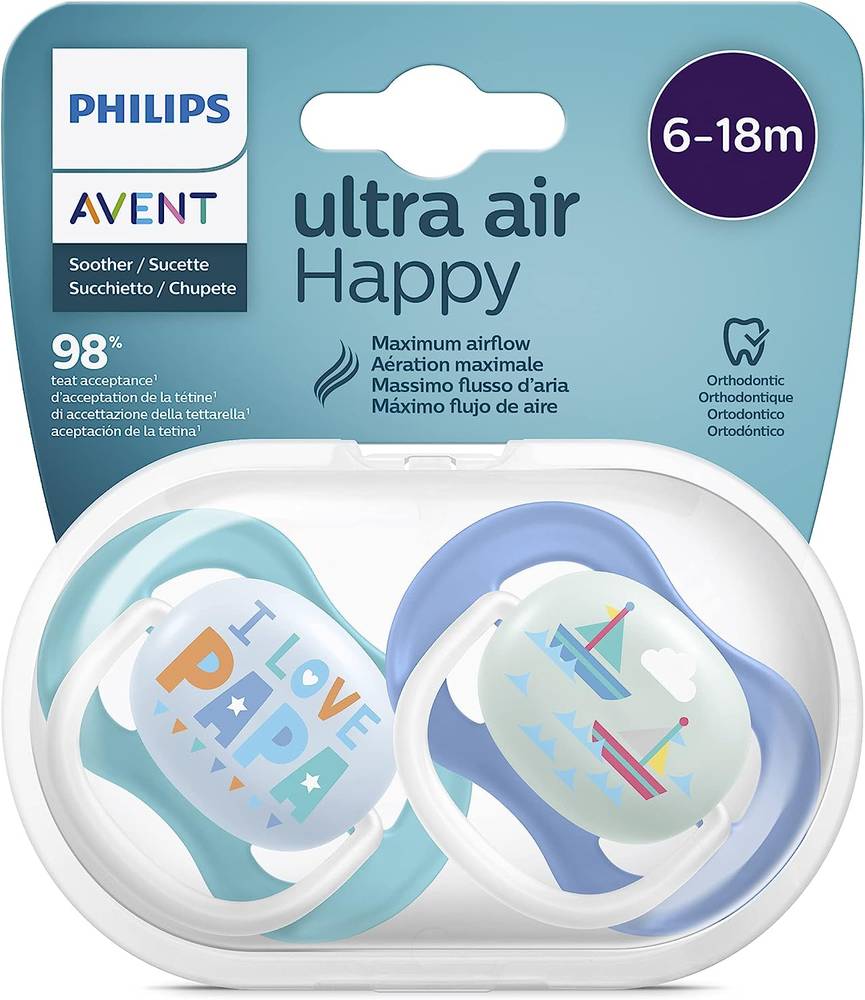 Philips Avent-Ultra Air Pacifier 6-18 months 2 pcs