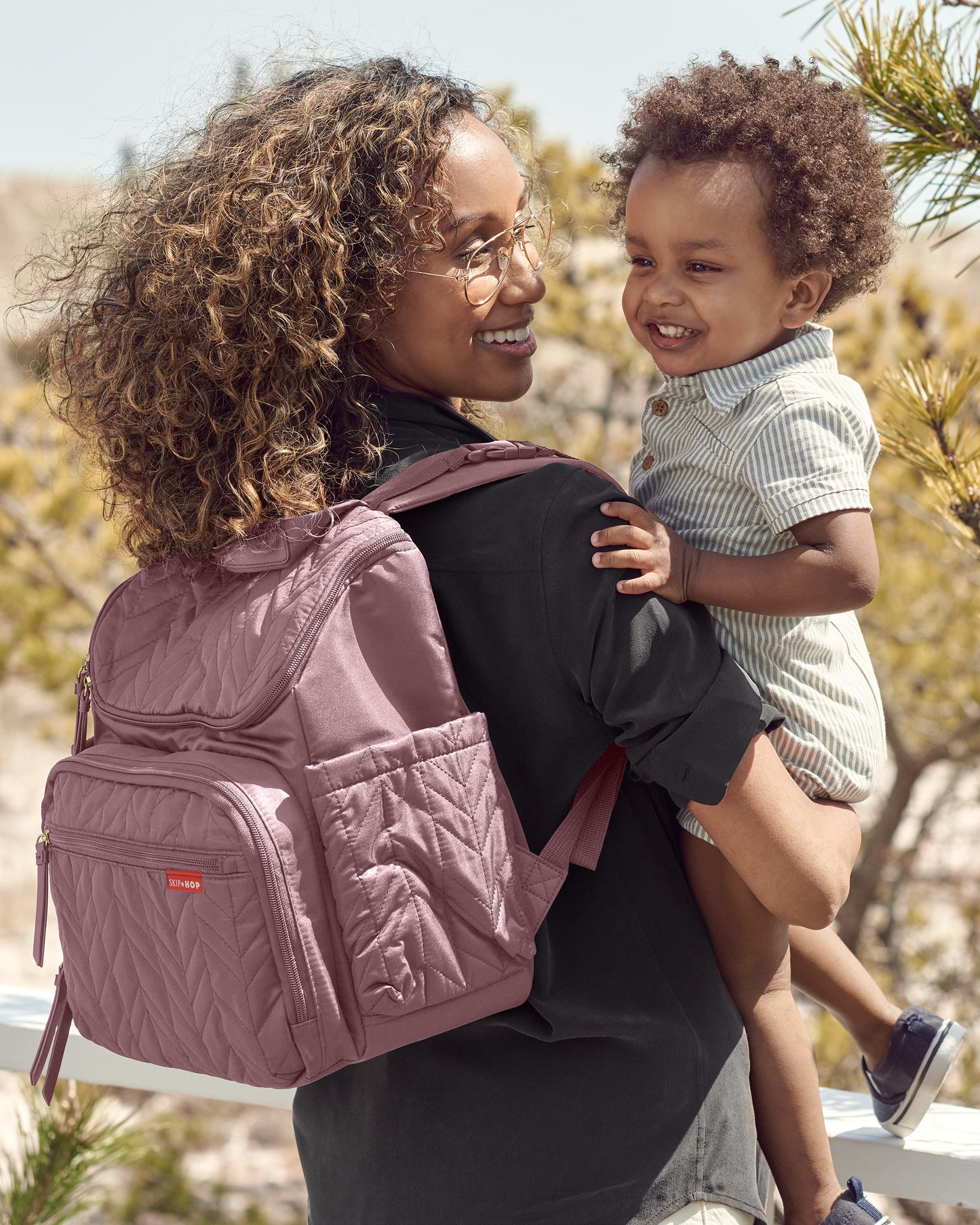 SkipHop - Main Frame Backpack -Mauve Mist