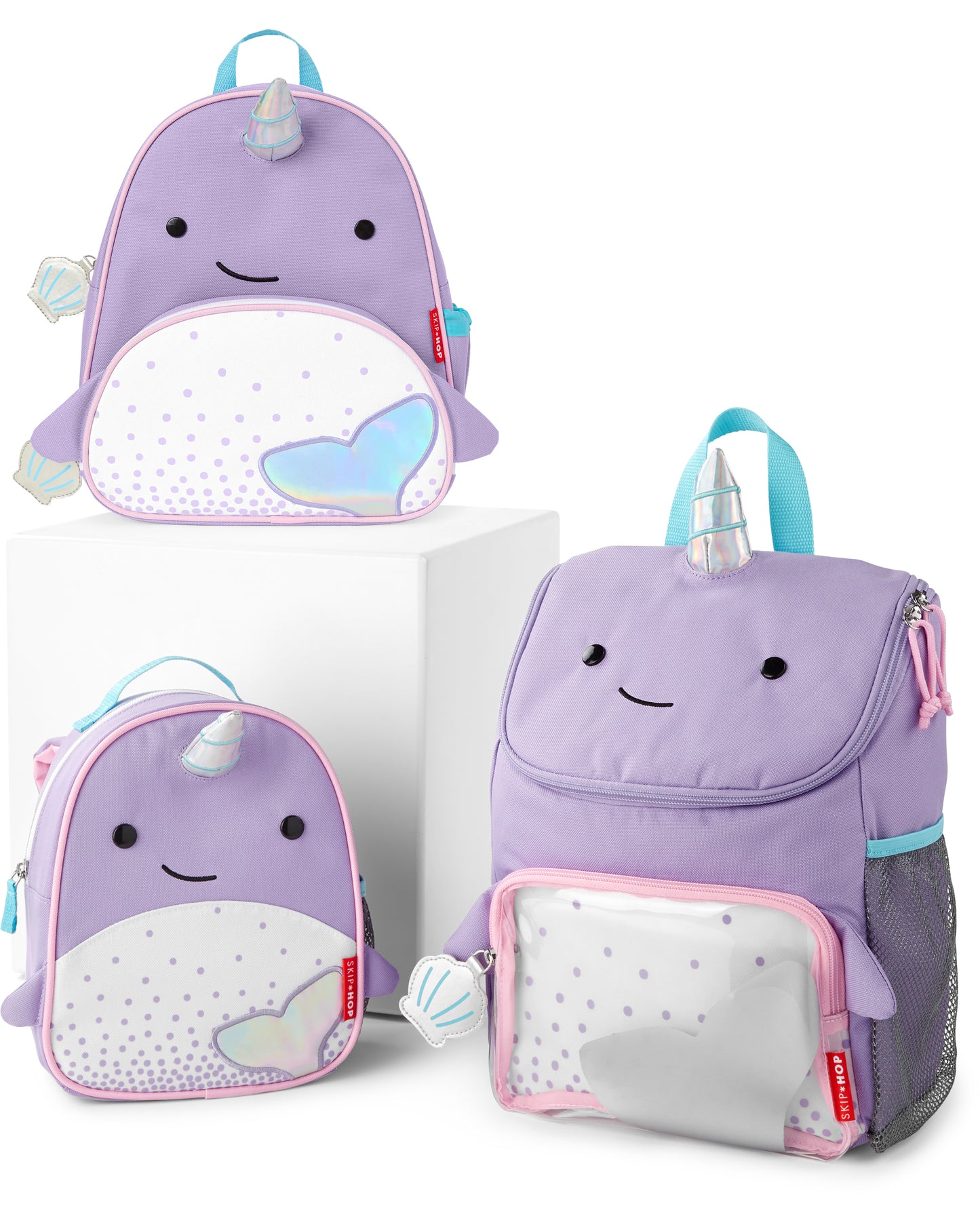 Skip Hop Zoo Big Backpack Narwhal