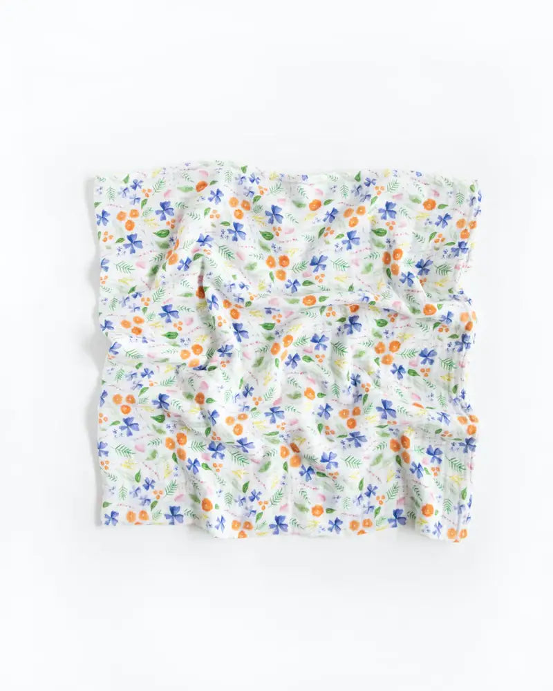 Little Unicorn - Cotton Muslin Swaddle - Mountain Bloom