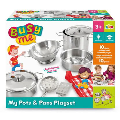 ADDO -Busy Me My Pots And Pans Kitchen Playset