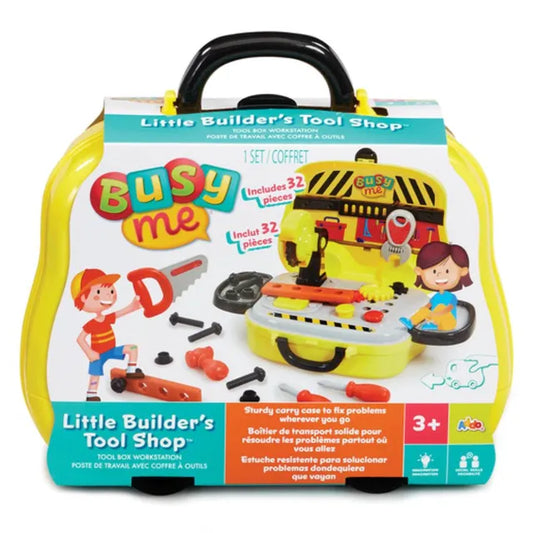 Addo-Busy Me Little Builders Fix And Build Construction Tool Shop Set