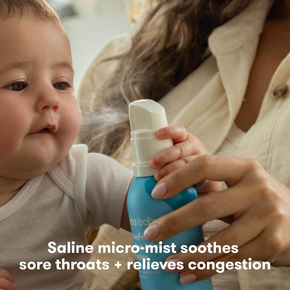 Frida Baby Saline Mist Inhaler - Natural Nasal Congestion Relief for Babies