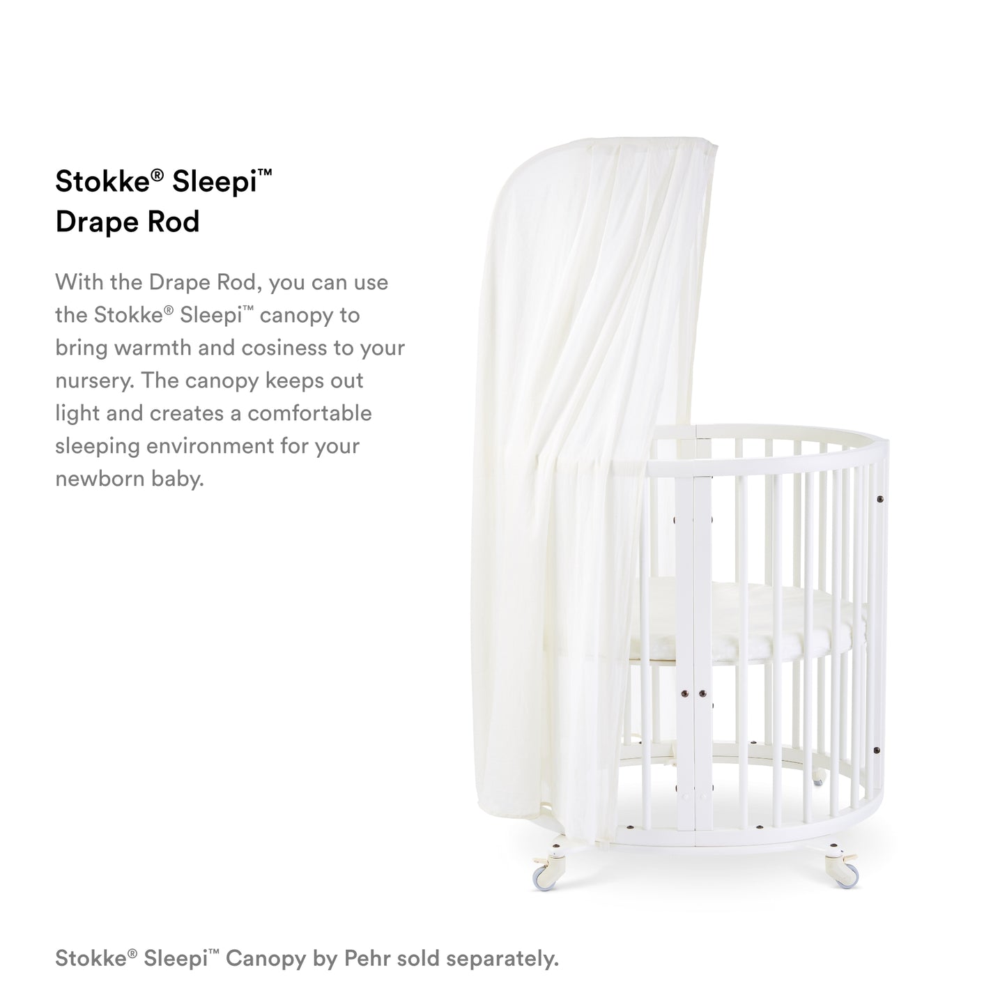 Stokke Sleepi Drape Rod Natural