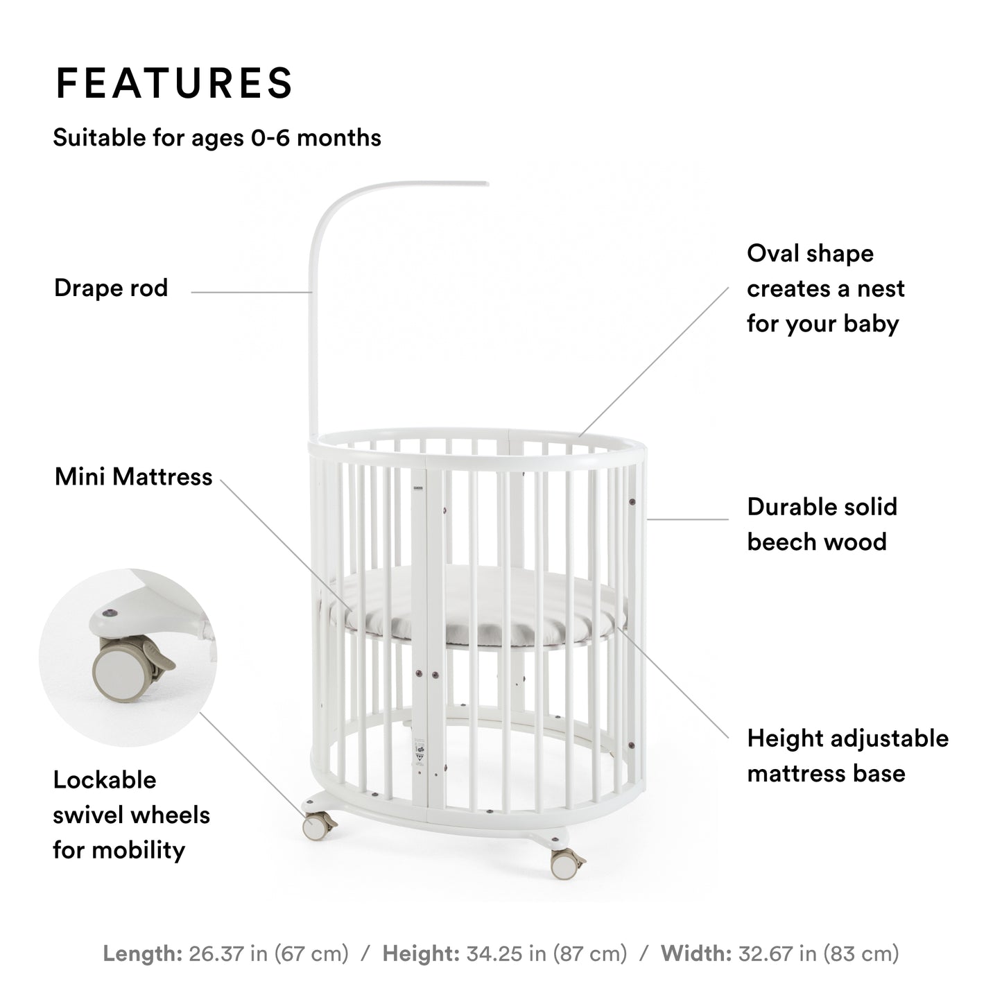 Stokke Sleepi Mini White