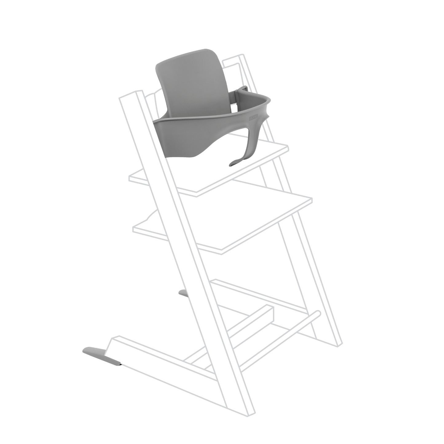 stokke tripp trapp baby set storm grey Stokke Tripp Trapp Baby Set Storm Grey – Little Wings