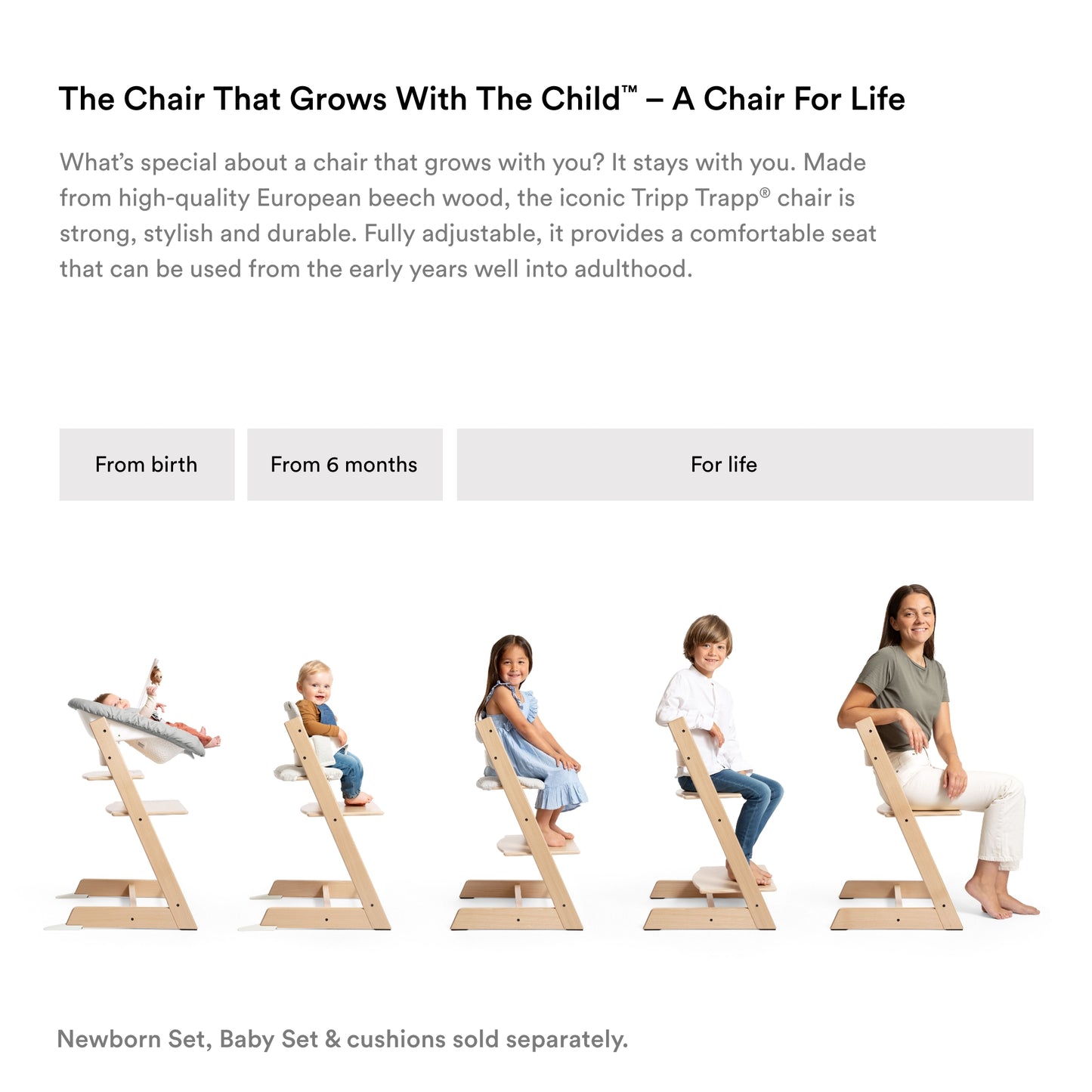 Stokke Tripp Trapp Chair Hazy Grey