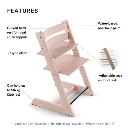 Stokke Tripp Trapp Chair Serene Pink