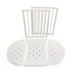 Sleepi Mini White + Extension + Mini Mattress + Bed Mattress Bundle