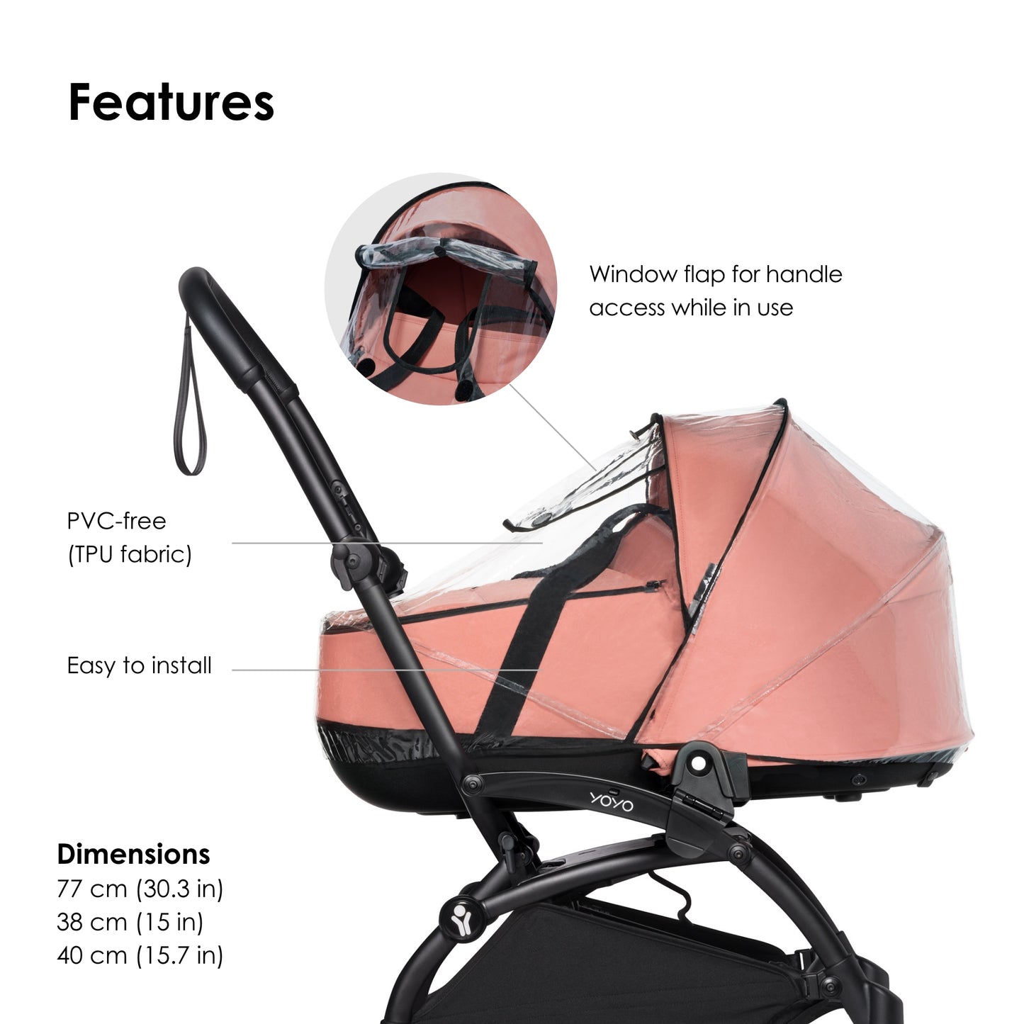 YOYO² Bassinet Rain Cover