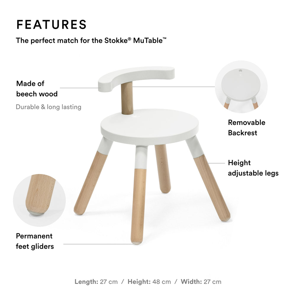 Stokke Mutable Chair V2 White