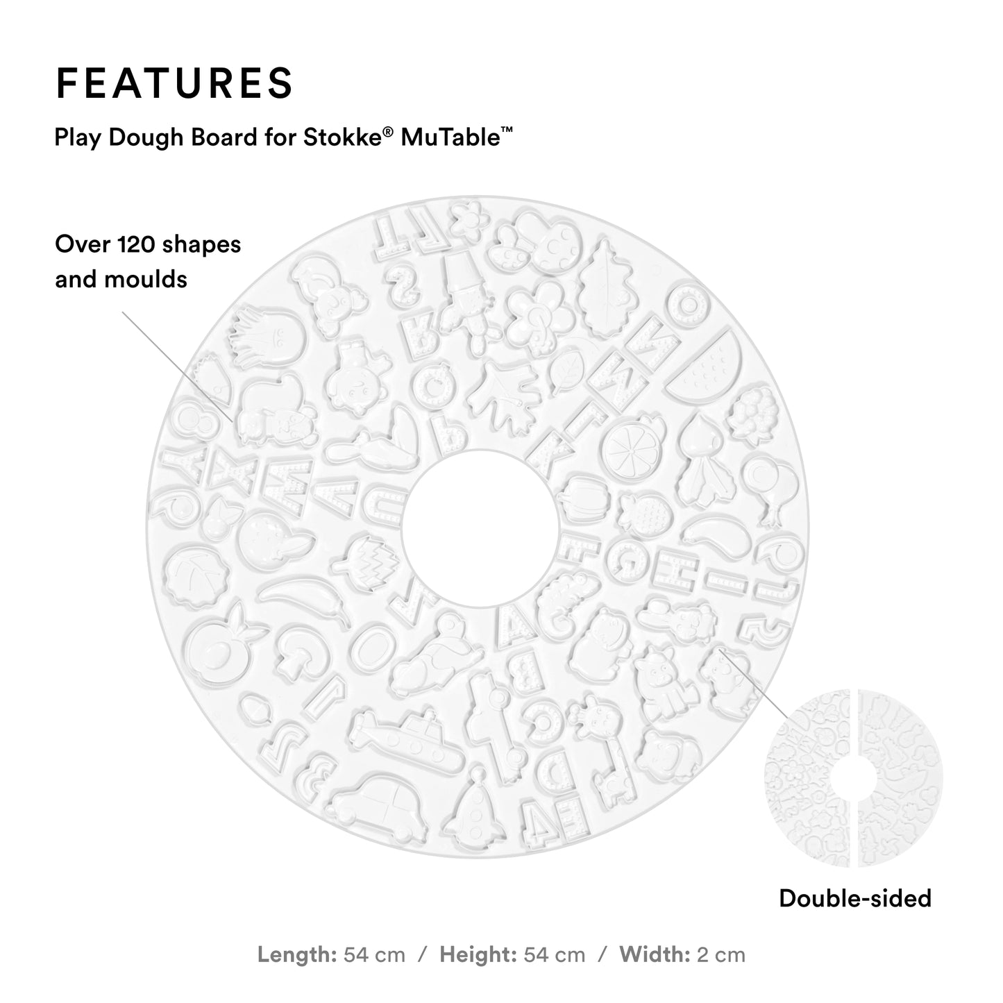 لوح لعب مخصص لطاولة ستوكي التفاعلية