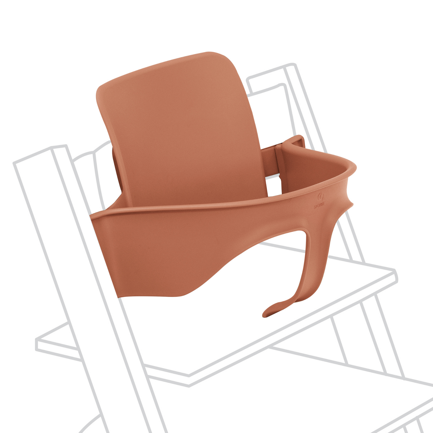 stokke terracotta Stokke Tripp Trapp Baby Set 2 Terracotta – Little Wings