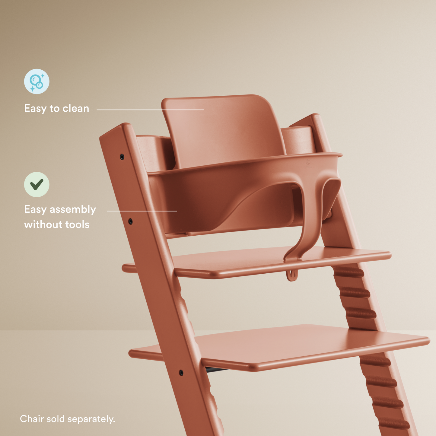 Stokke Tripp Trapp Baby Set 2 Terracotta