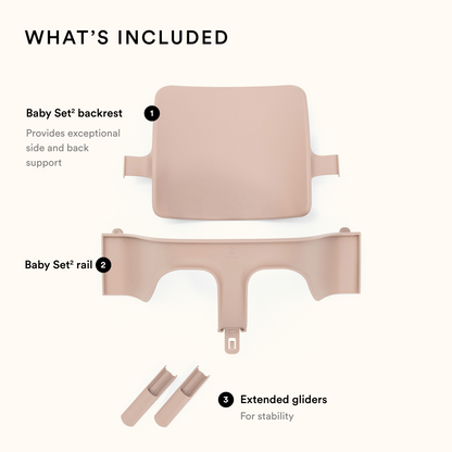 Stokke Tripp Trapp Baby Set Serene Pink
