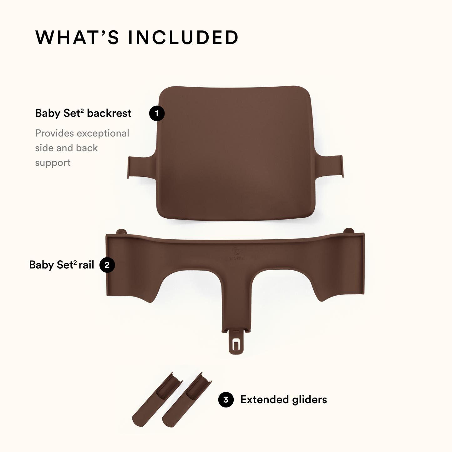 Stokke Tripp Trapp Baby Set Warm Brown