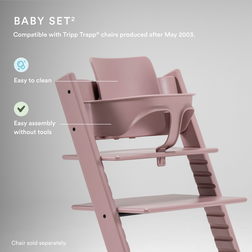 Stokke Tripp Trapp Baby Set V2 Heather Mauve