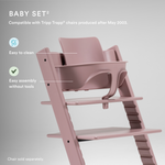 Stokke Tripp Trapp Baby Set V2 Heather Mauve