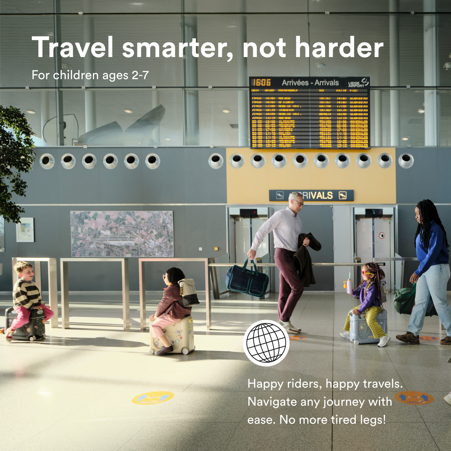 JetKids BedBox - Ride-On Suitcase-Sea Green