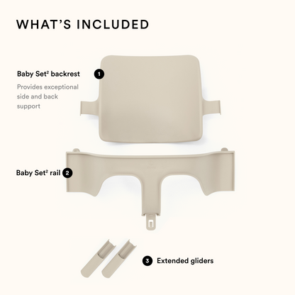 Stokke Tripp Trapp Baby Set Vanilla White