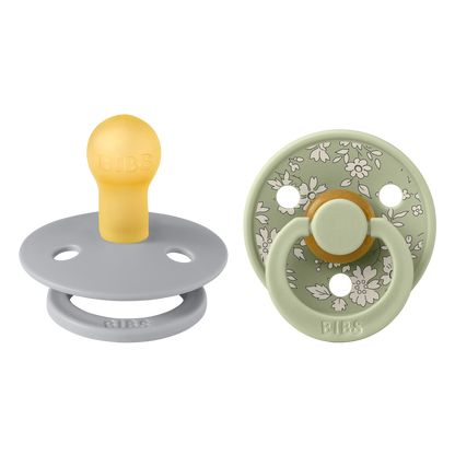 Bibs-Liberty 2 Pack Colour Latex Size 1- Capel/Sage