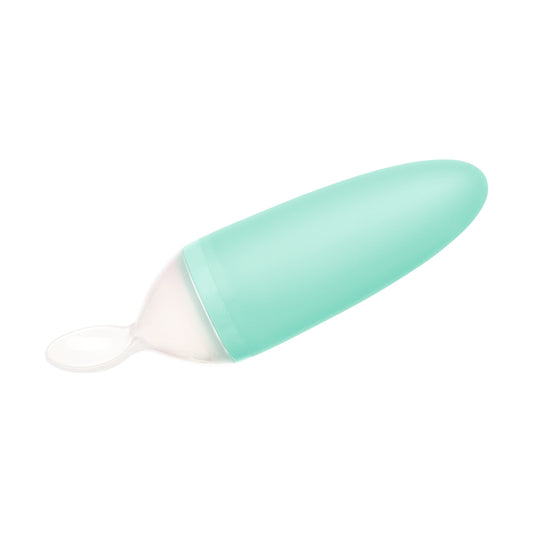 Boon Squirt Silicone Baby Food Dispensing Spoon-Green