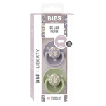 Bibs -x Liberty De Lux 2 Pack Silicone Onesize-Capel/Sage