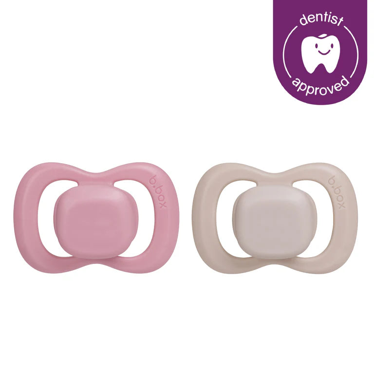 Bbox -Pacifier Silicone 1 Twin Pack -Berry/Blush