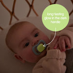 Bbox-Pacifier Glow Latex 2 Twin Pack-Blush/Latte