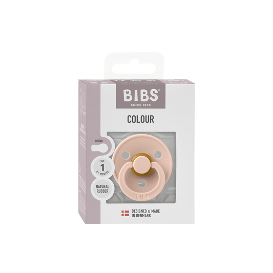 Bibs - Latex Colour Flow Pacifier - S1 -Blush