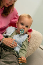 Bibs Pacifier Size 1-Baby 0-6M (2pcs)-Studio Colour -Nordic Mint Petrol Mix