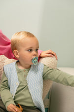 Bibs Pacifier Size 1-Baby 0-6M (2pcs)-Studio Colour -Nordic Mint Petrol Mix