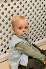 Bibs Pacifier Size 1-Baby 0-6M (2pcs)-Studio Colour -Nordic Mint Petrol Mix