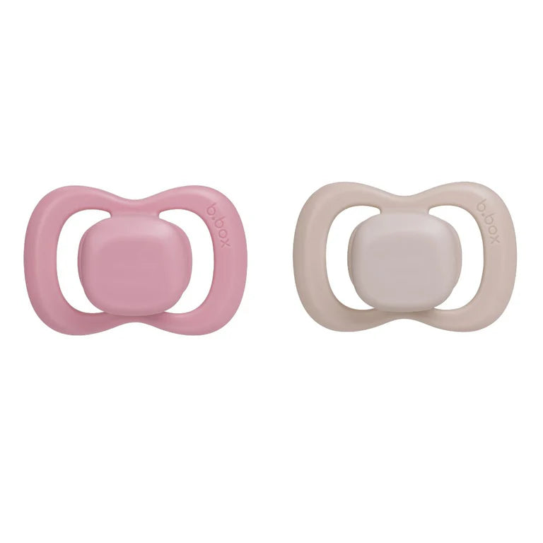 Bbox -Pacifier Silicone 2 Twin Pack -Berry/Blush