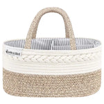 Bumble & Bird Cotton Rope Diaper Caddy – Beige