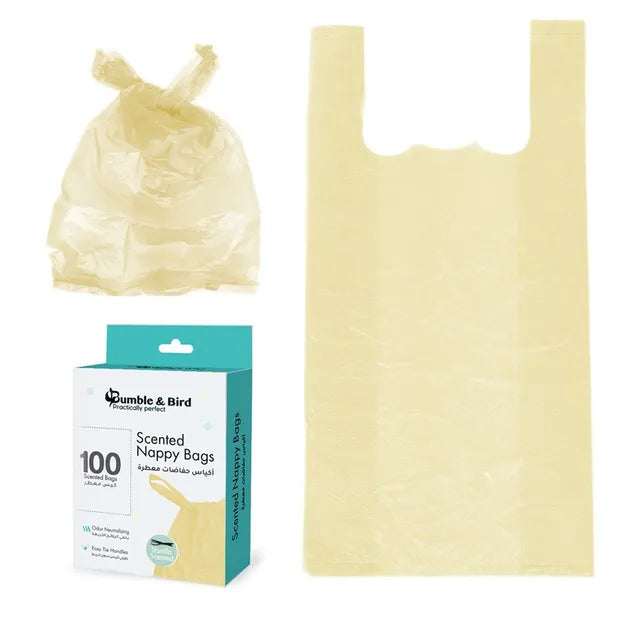 Bumble & Bird - Scented Biodegradable Nappy Bags - Pack of 100