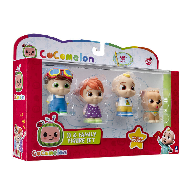 CoComelon JJ & Family 4-Figure Pack – JJ, YoYo, TomTom & Bingo